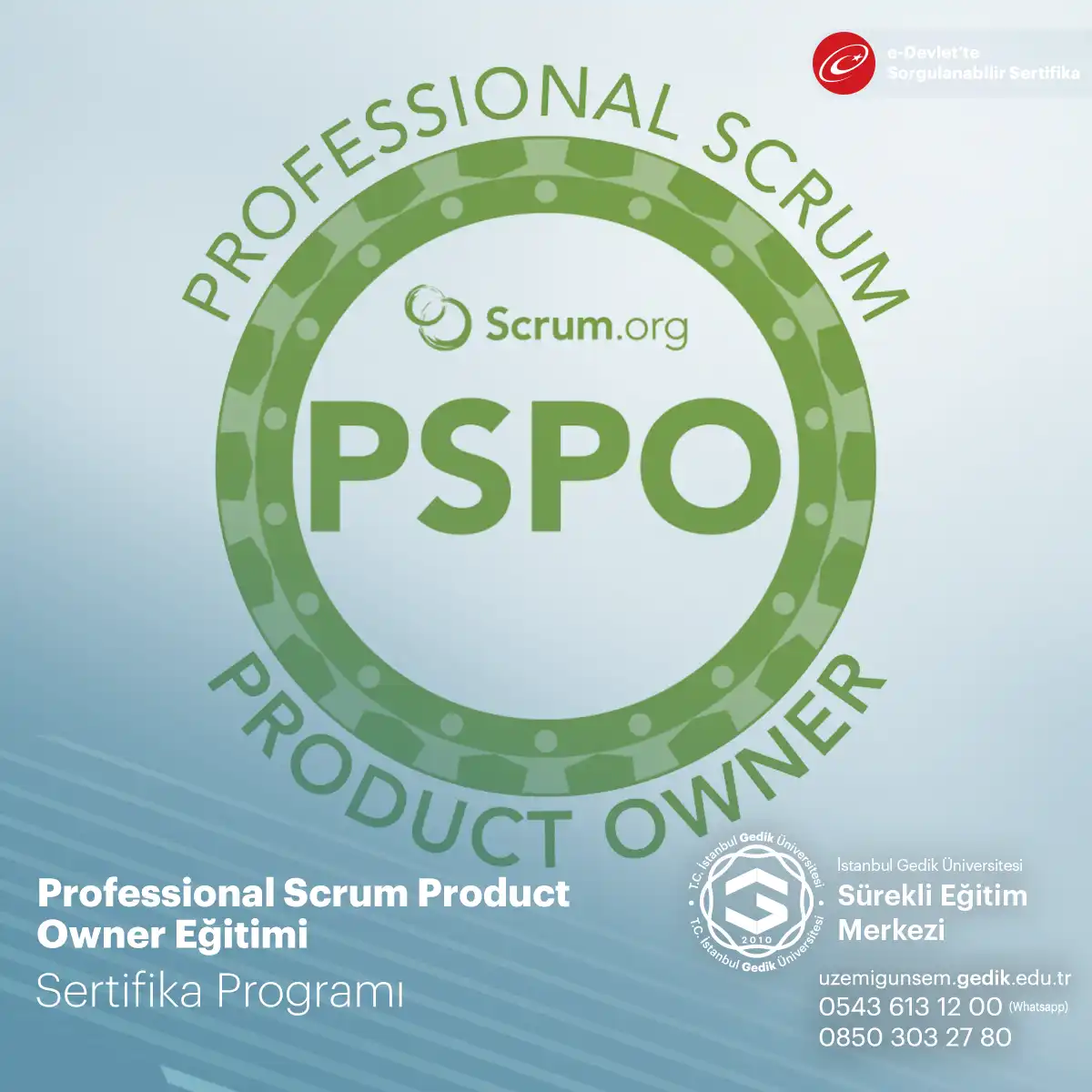 Professional Scrum Product Owner Eğitimi 